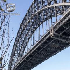 Steel structure arch bridge