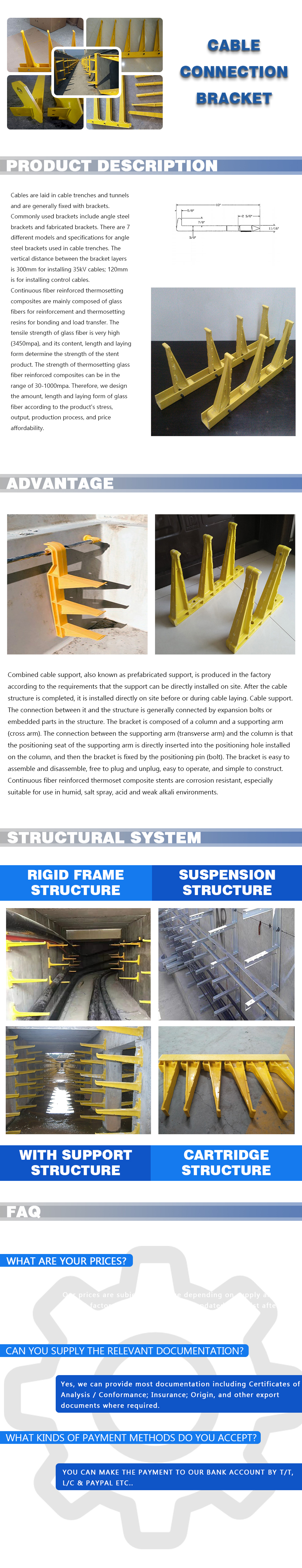 cable connection bracket