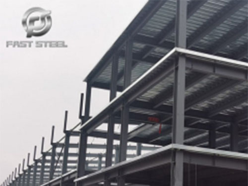 Steel structure stairs