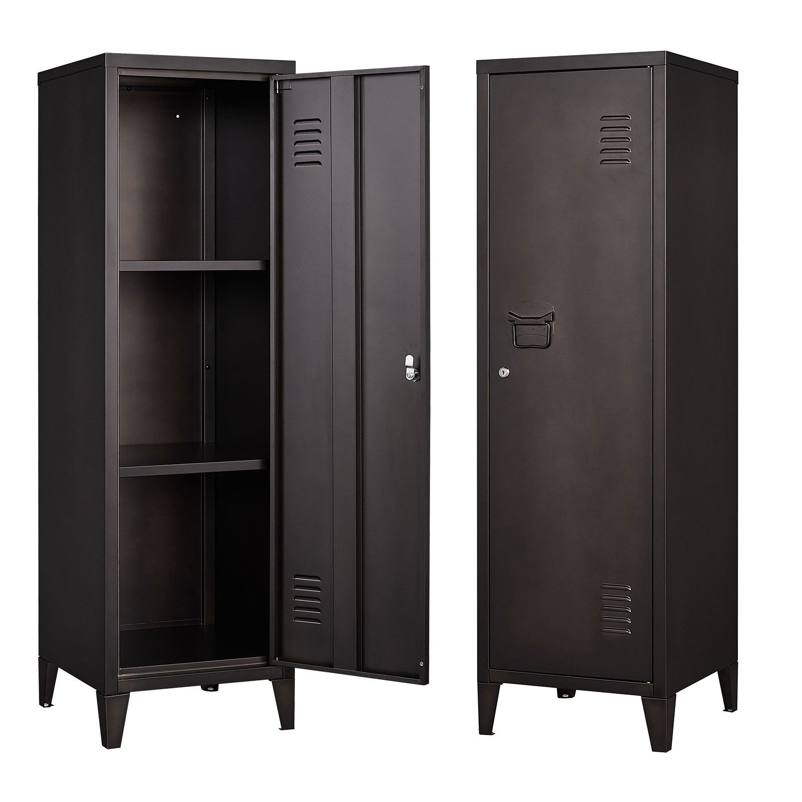 Standing 1 Door Steel Storage Cabinet Vintage Color