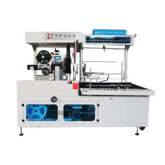 Automatic Top and Bottom Horizontal Bagging Sealing Labeling Machine For Carton