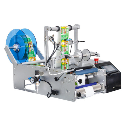 High Efficiency Fast Speed Semi-automatic Wine Round Bottle Labeling Machine