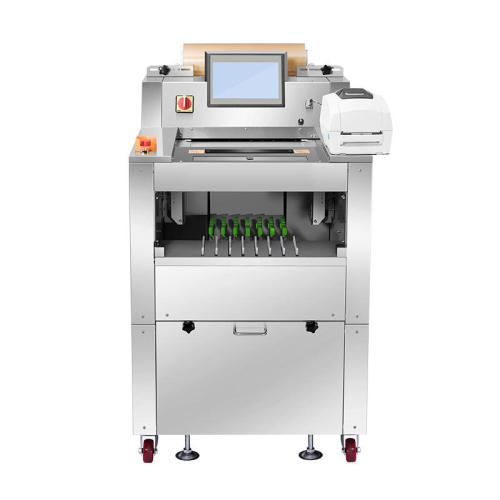Automatic shrink film wrapping machine Supermarket vegetable and fruit fresh-keeping film packaging machine