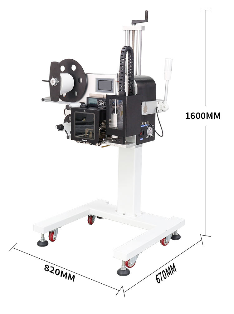 Automatic Real-time Printing Labeling Machine Sticker Horizontal Way Labels Applicator