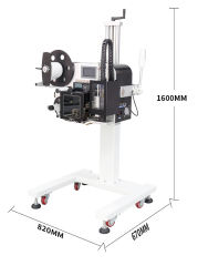 Automatic Real-time Printing Labeling Machine Sticker Horizontal Way Labels Applicator
