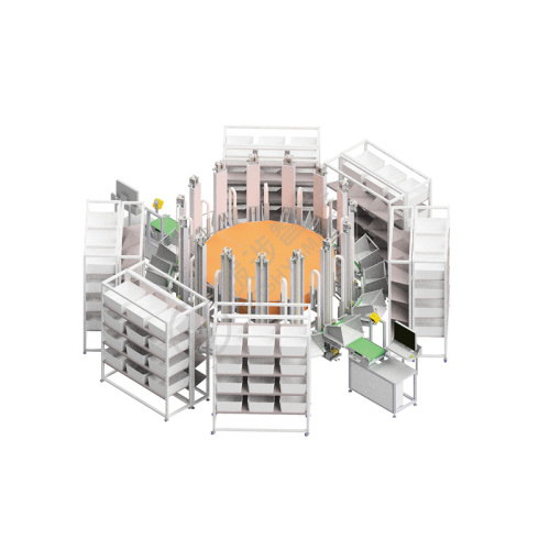 Widely used Automatic Put Wall Parcel Sorter RGV Robot 3D Sorting Machine For E-commerce