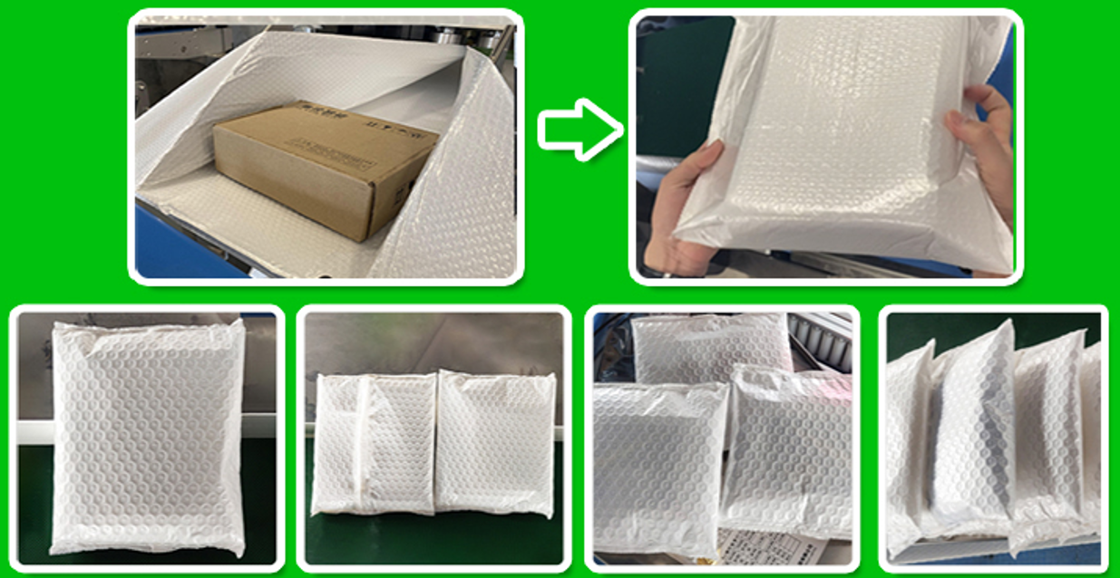 E-commerce Express Bubble Film Packing Machine Books Stationery Daily Necessities Bubble Bag Automatic Bagging Packing Machine
