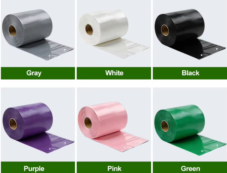 Poshysmart Pre-opened Roll Bags, Custom Size & Color, Sold Separately or with Automatic Bagger