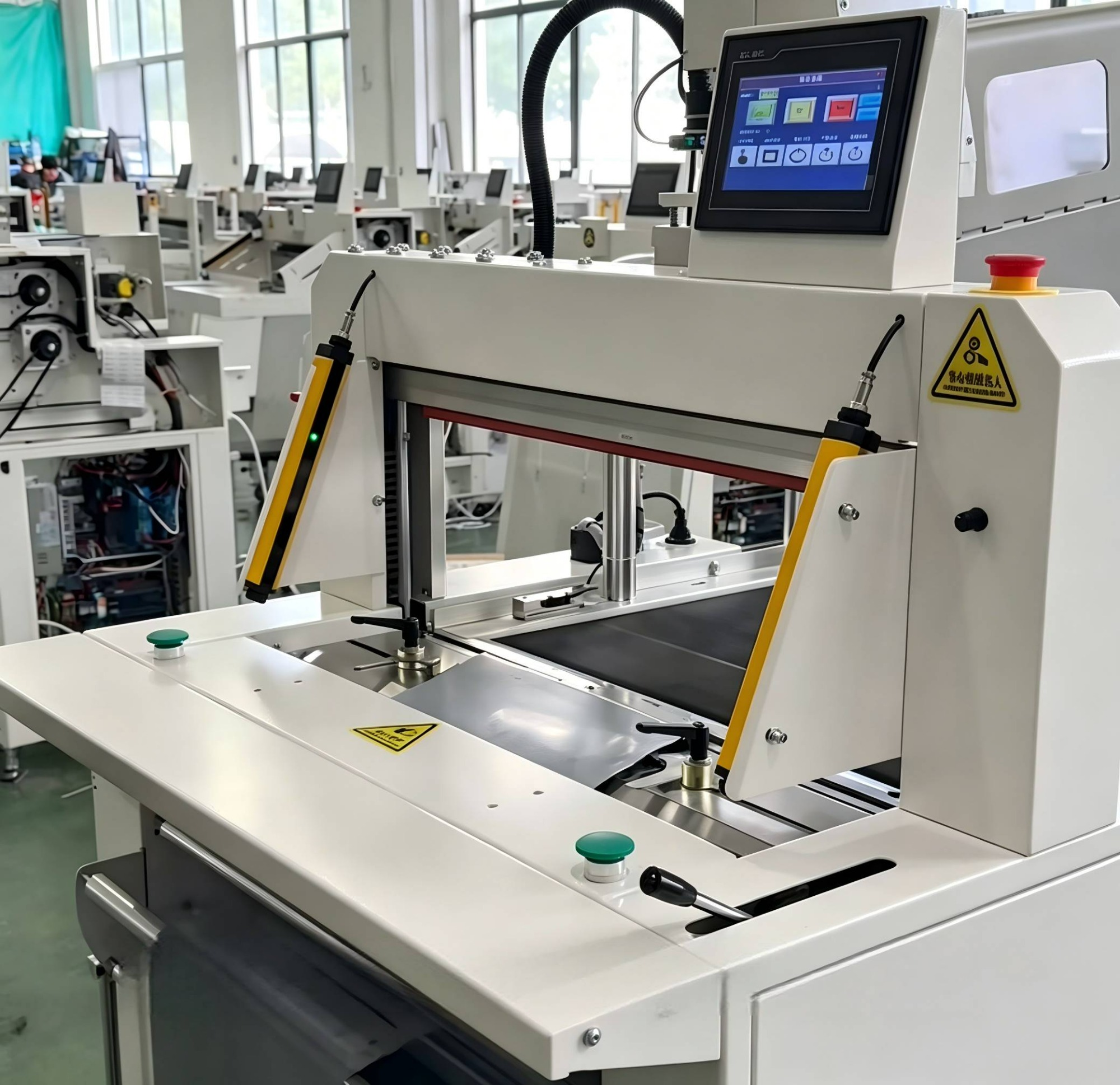 Poshysmart Horizontal Bagging Machine, Batch Order Printing Labeler Tape Free Sealing Machine for E-commerce Fulfillment