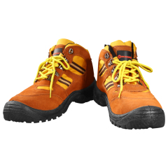 WORKSITE Industrial Safety Shoes Steel Toe Construction Mining Working Waterproof PU Leather Men Safety Boots Size 44