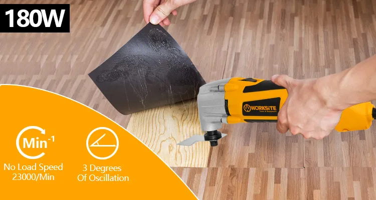 Outils multifonction 180W Worksite Maroc