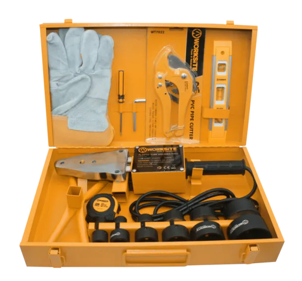Outils de soudage de tubes en plastique Worksite Maroc