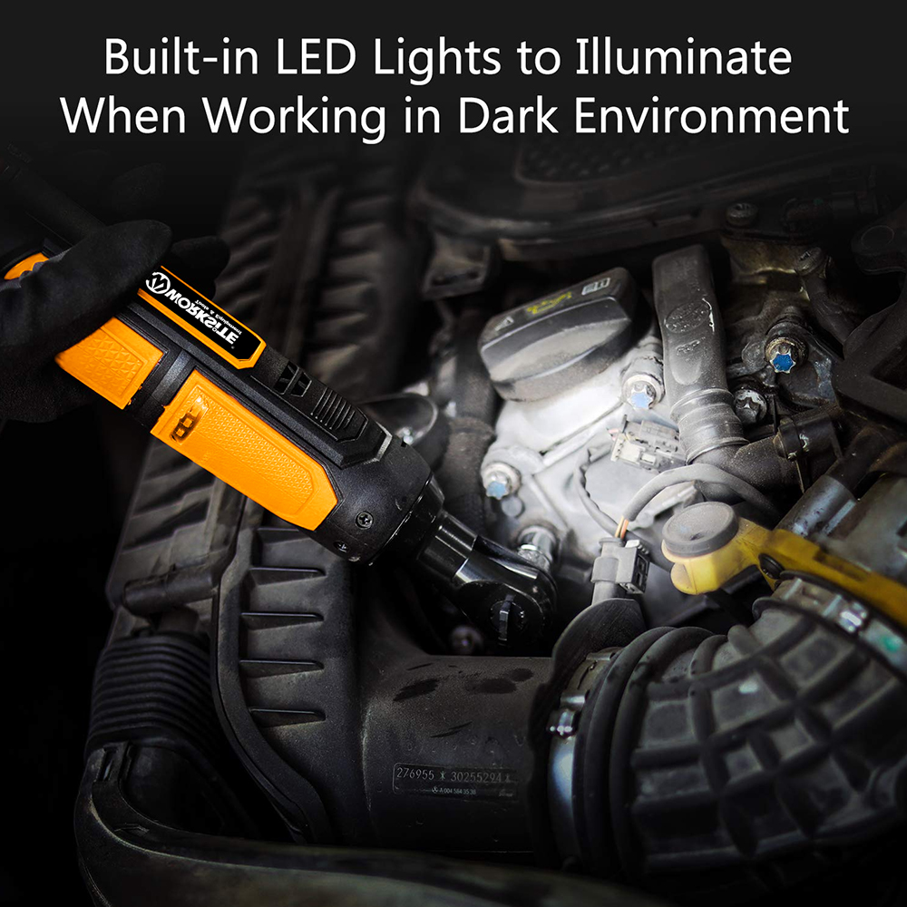 WORKSITE Multifunctional Ratcheting Socket Wrench Set Tool 12V