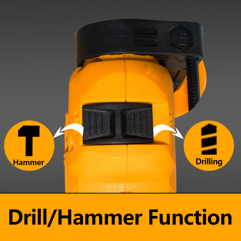 WORKSITE Industrial Impact Drill 650W Power Tools Wood Steel Diamond Drill Driver Machine 13mm Chuck Hand Electric Impact Drill
