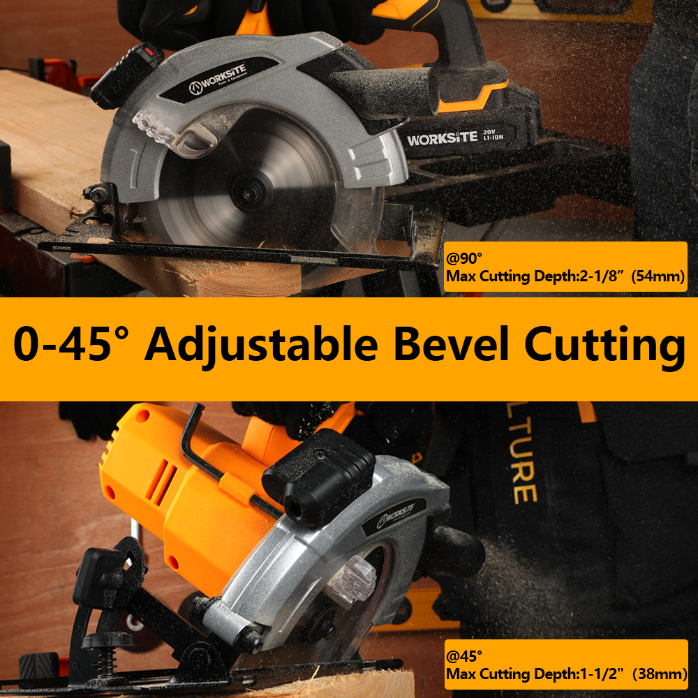 Circular saw and online battery