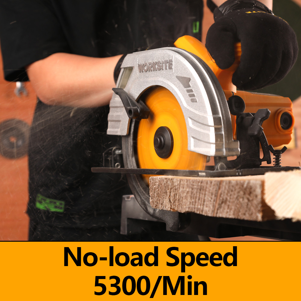 WORKSITE 220V Electric Circular Saw Wet Stone Wood Moiling Timber Cutting Machine Compact Mini 7 1/4" Corded Circular Saw