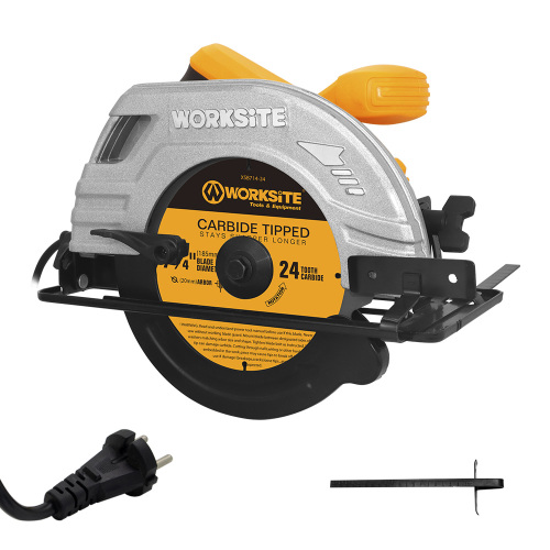 WORKSITE 220V Electric Circular Saw Wet Stone Wood Moiling Timber Cutting Machine Compact Mini 7 1/4