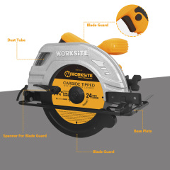 WORKSITE 220V Electric Circular Saw Wet Stone Wood Moiling Timber Cutting Machine Compact Mini 7 1/4" Corded Circular Saw