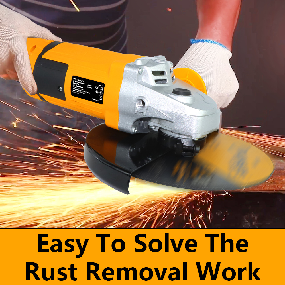 WORKSITE Angle Grinder 9" Professional Corded Power Electric Grinders