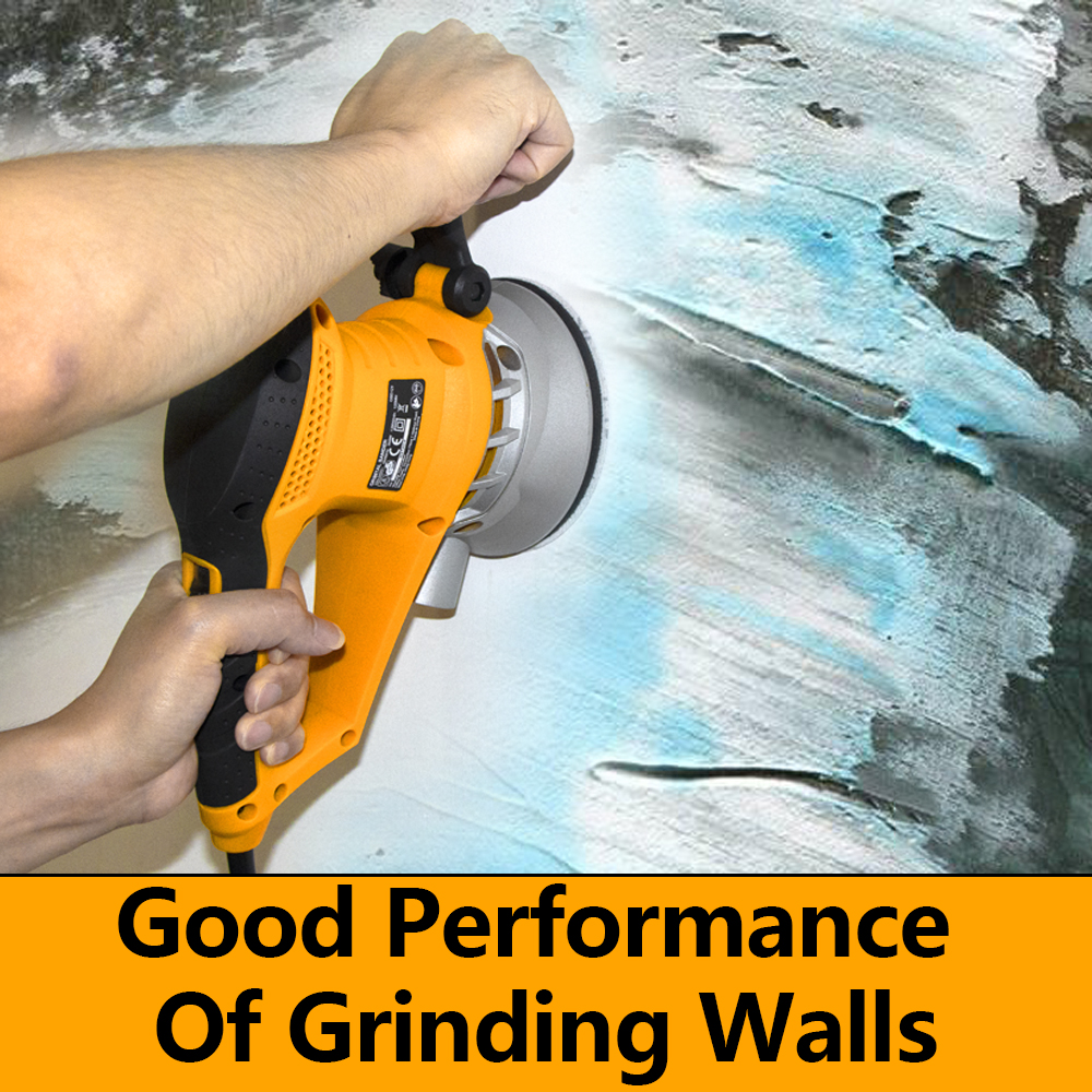 WORKSITE Powerful Electric 5" Orbital Sander 220V Machine Vacuum Wall