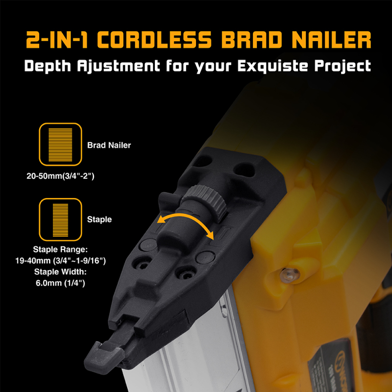 DEWALT 2-in 18-Gauge Cordless Brad Nailer (Battery & Charger Included) at
