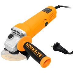 WORKSITE Electric Angle Grinder Machine Handle Tools Cutter Grinders Mini  Small Portable Professional Corded Angle Grinder 100mm,Corded Power Tools