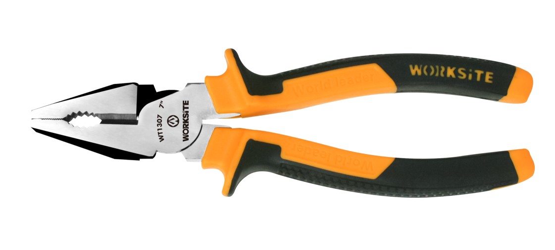 WORKSITE Pliers Combination Pliers Hand Tool Combination 8" High Leverage CrV Combination