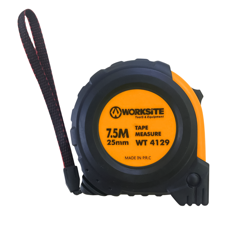 WORKSITE Tape Measure Tools Rubber Coat Mini Tape Measure 5mx19mm Tape