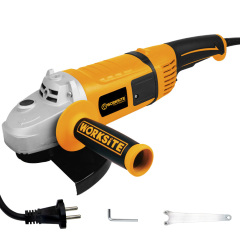 WORKSITE Electric Angle Grinder 230mm Grinding Tools Machine 9In Cutter Corded Hand Professional Heavy Duty Power Angle Grinder