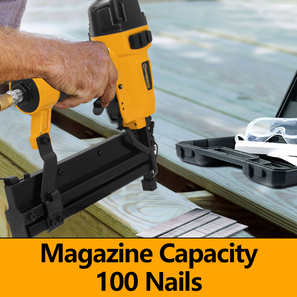 3-in-1 Staple Gun Set/18-Gauge Nailer Stapler /Pneumatic Brad Nailer w/Brad  Nail | eBay