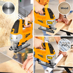 WORKSITE Heavy Duty Jig Saw Machine Woodworking Tools Wood Steel Metal Cutting Saws 800W Electric 220v Corded Portable Jig Saw