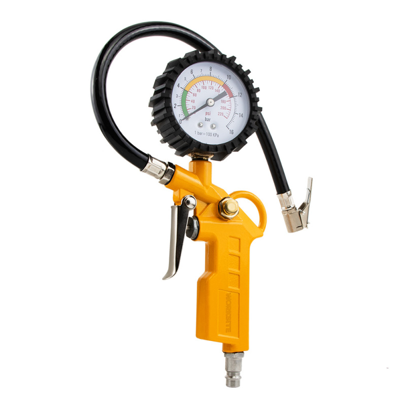 WORKSITE Tire Air Inflator With Digital Dial Gauge Inflation Gun Portable Tire Inflating Gun