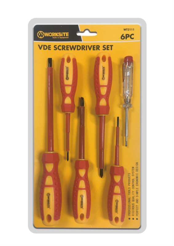 WORKSITE Screwdriver Mini Hand Tools Precision Screwdriver Set 6Pcs Repairing Screwdriver Set