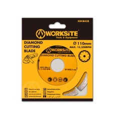 WORKSITE Diamond Circular Blade Sharpener Saw Machine Steel Stone Wood Metal Aluminium Cutting Circular Saw Diamond Blade 110mm