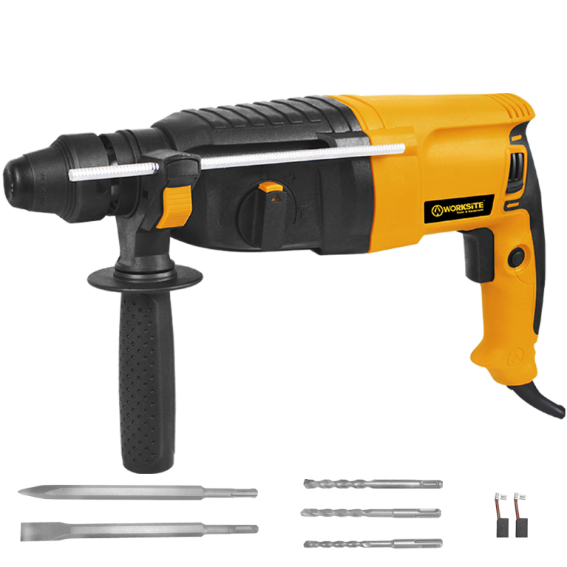 WORKSITE Multifunction 26mm Electric Rotary Hammer Manufacturer Power Tools 220V 3 Function SDS Max Rotary Hammer Drill