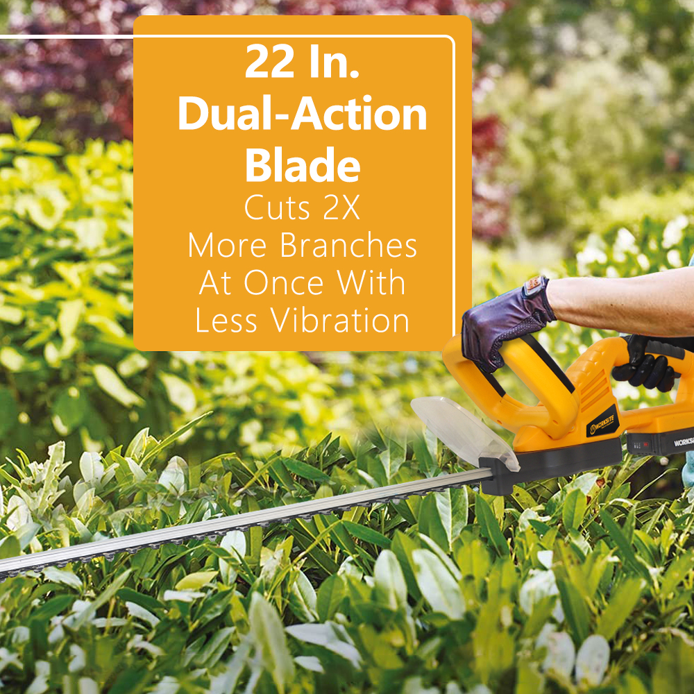 Grass and hedge trimmer cordless hot sale