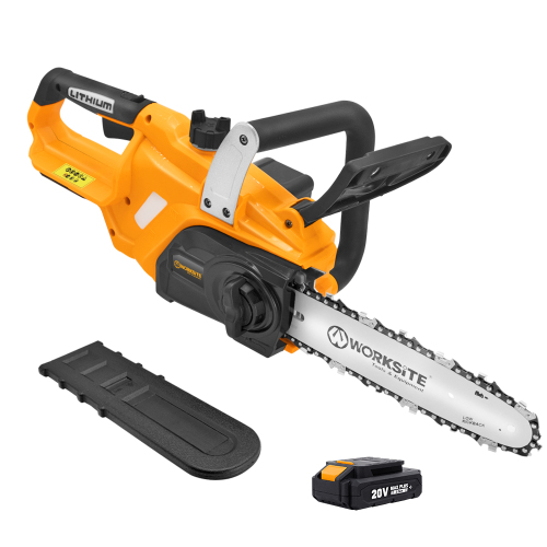 WORKSITE Professional Chain Saw Tree Cutting Machine Steel Chainsaw Wood Power Saws 20V Battery Brushless Cordless Chain Saw