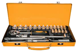 WOEKSITE 24PCS 1/2" Dr. SOCKET SET