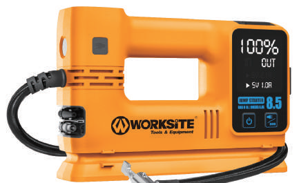 WORKSITE Jump Starter with Cordless Inflator