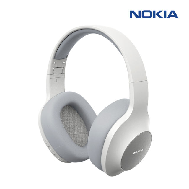 Free shipping Nokia E1200 Essential Wireless Headphones On-Ear Headphones with Foldable Headband, Bluetooth 5.0 Compatible, 40Hrs Wireless Playtime, Black