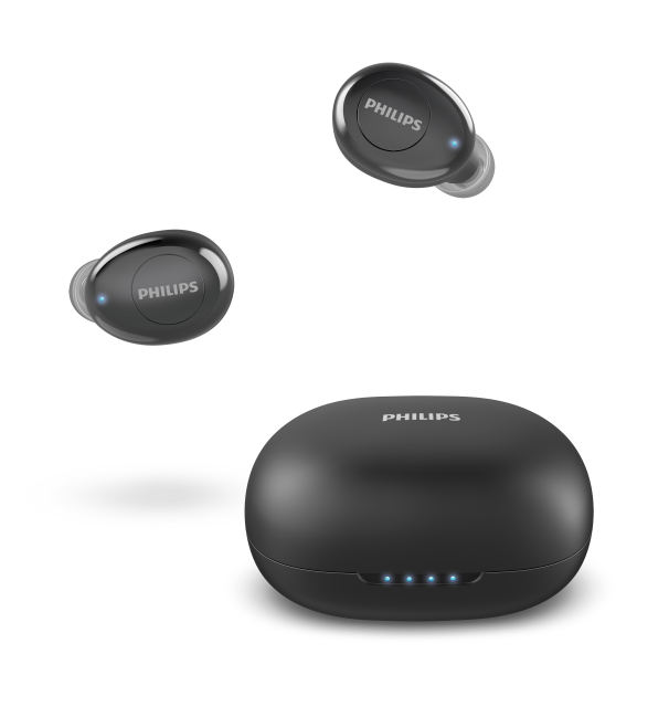 Philips TAUT102 True Wireless in-Ear Earbuds Bluetooth 5.0 Headphone, TWS Stereo with 3+9 Hours Playtime, Multifunction Button + Smart Pairing