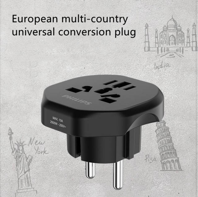 Philips travel universal plug EU to UK plug
