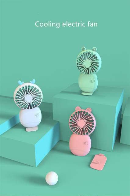 Cute design battery operated usb mini fan