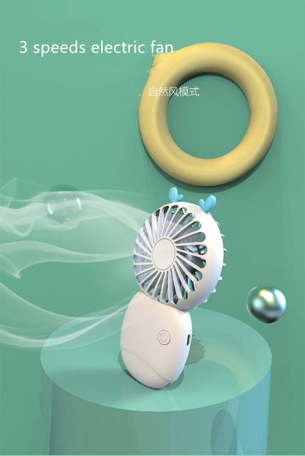 Cute design battery operated usb mini fan