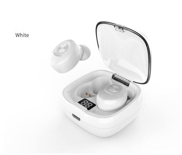 OEM wireless Bluetooth 5.0 headset LED digital display Mini wireless stereo earphones