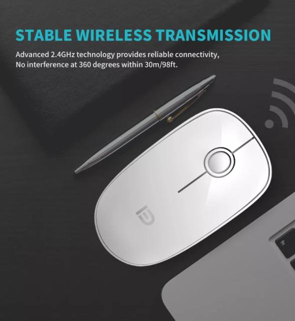 V8 Wireless Mouse For Windows Mac Bamboo Laptop Laser 2.4G Buttons Status customized Logo Power Battery