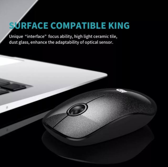 V8 Wireless Mouse For Windows Mac Bamboo Laptop Laser 2.4G Buttons Status customized Logo Power Battery