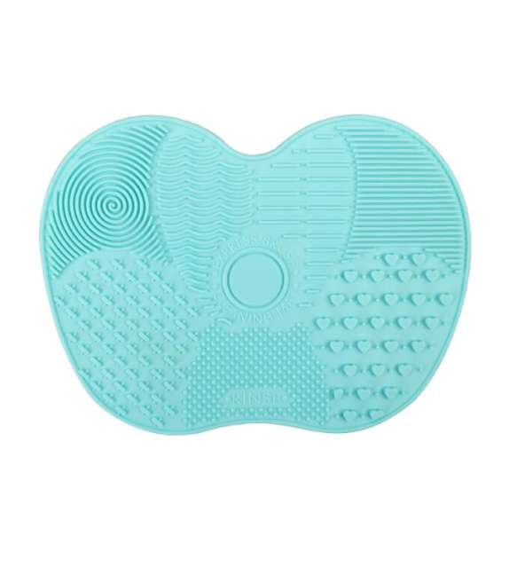 Scrubbing Pad Cosmetic Brush Cleaning Pad Silicone With Suction Cup Apple Cleaner Cleaning Scrubbing Pad Beauty Supplies