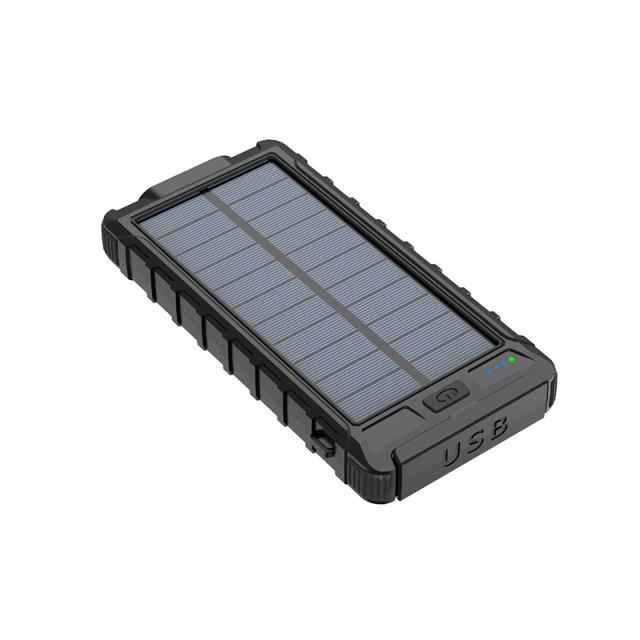 Solar energy portable 10000mAh 18W fast charge power bank