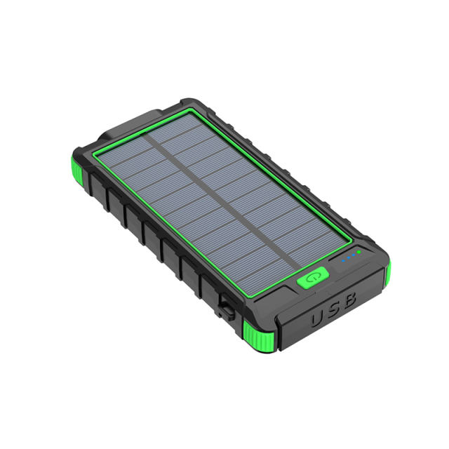 Solar energy portable 10000mAh 18W fast charge power bank